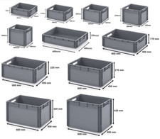Heavy Duty GREY Euro Stacking