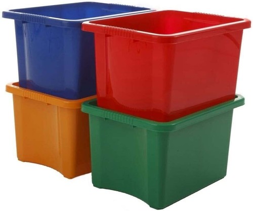 Coloured plastic home - plastic,