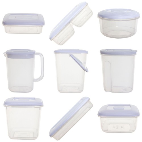 New plastic food storage - new,