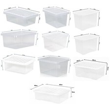 Storage Box With Lids Crystal