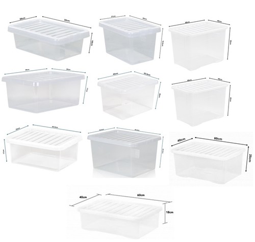 Wham clear plastic storage - wham,