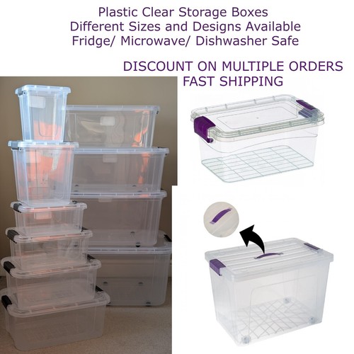 Plastic storage box - storage, lid