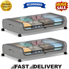 2-Pack Under Bed Storage with