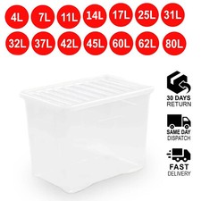 Clear Plastic Storage Boxes