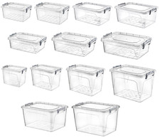 Clear Plastic Storage Box with