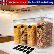 Set of 4 4L Airtight Storage