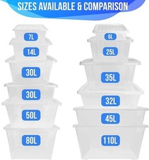 Plastic Storage Boxes with