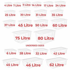 Plastic Storage Boxes With